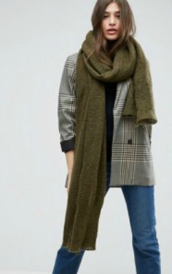 1. Asos Scarf ASOS Oversized Long Knit Scarf