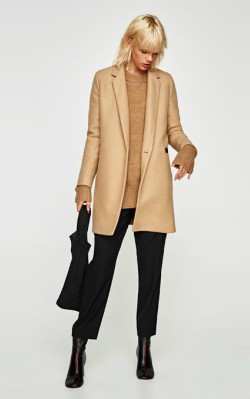 The Ultimate Winter Coat - Camel Coat 11 Zara SOFT-FEEL DOUBLE-BREASTED COAT - £69.99 camel coat - shop