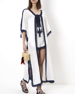 1 Maxi White Kimono Jacket