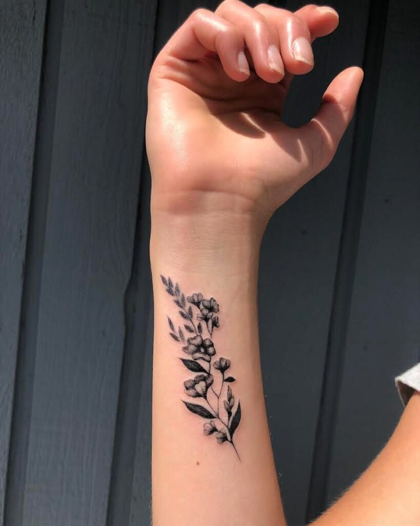 20+ AMAZING WRIST TATTOOS + MEANINGS IN 2024 19 Flower Wrist Tattoo