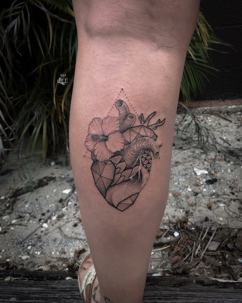 10+ BEAUTIFUL BROKEN HEART TATTOOS YOU NEED TO SEE! 15 Geometric heart tattoo