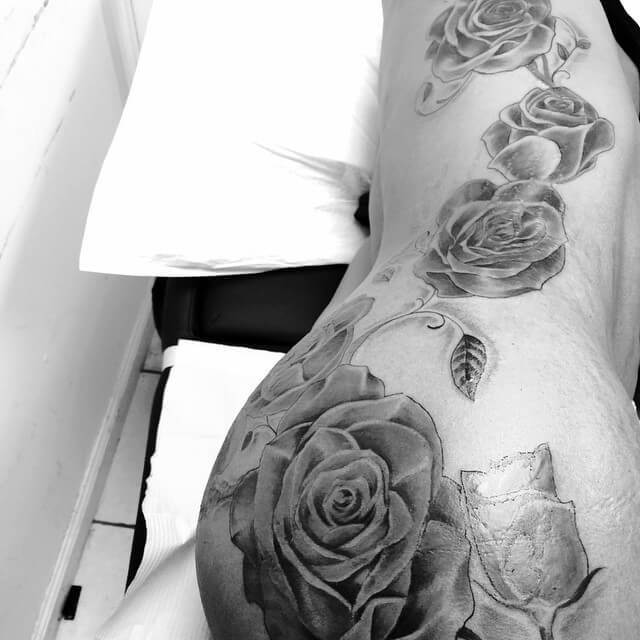 11+ Rose Side Tattoo Ideas That Will Blow Your Mind! 13 Stomach Side Rose Tattoo