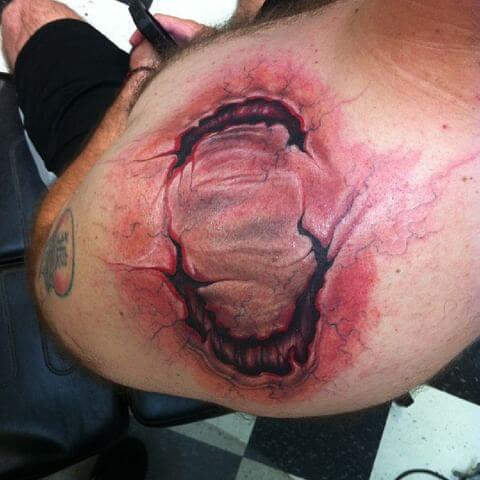 11 Ghost Tattoo Ideas for 2024 18 Gory Body Art Tattoo Design