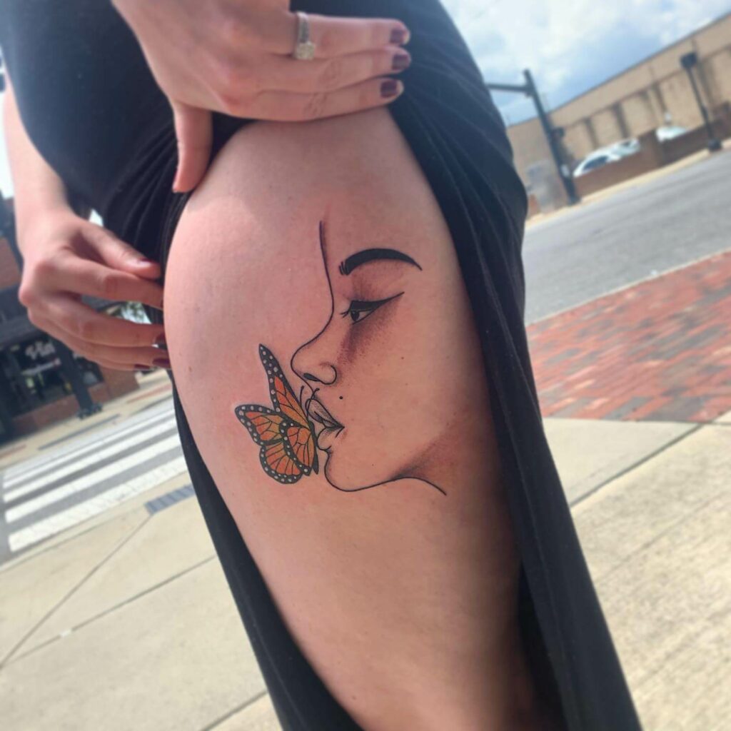 11+ Butterfly Hip Tattoo Ideas That Will Blow Your Mind! 10 Butterfly Hip Tattoo
