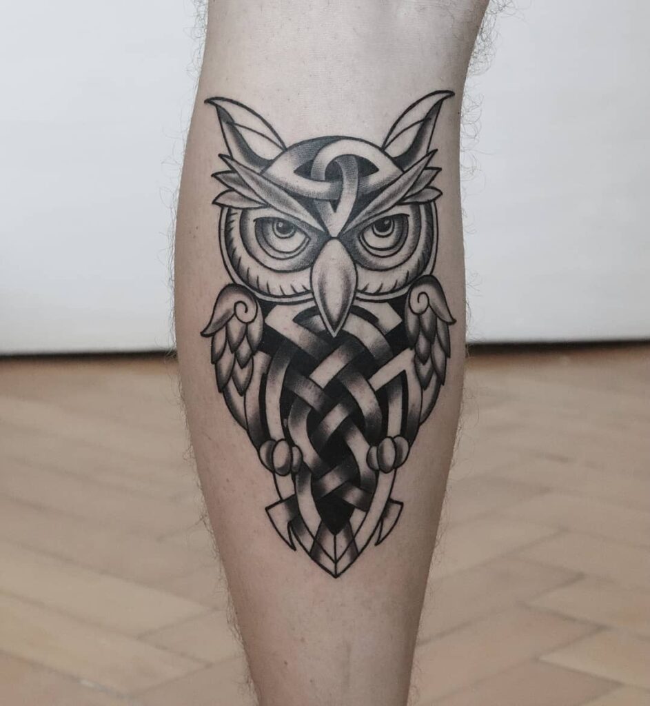 20+ Amazing CELTIC TATTOOS + All Their Meanings! 38 Celtic Owl Tattoos
