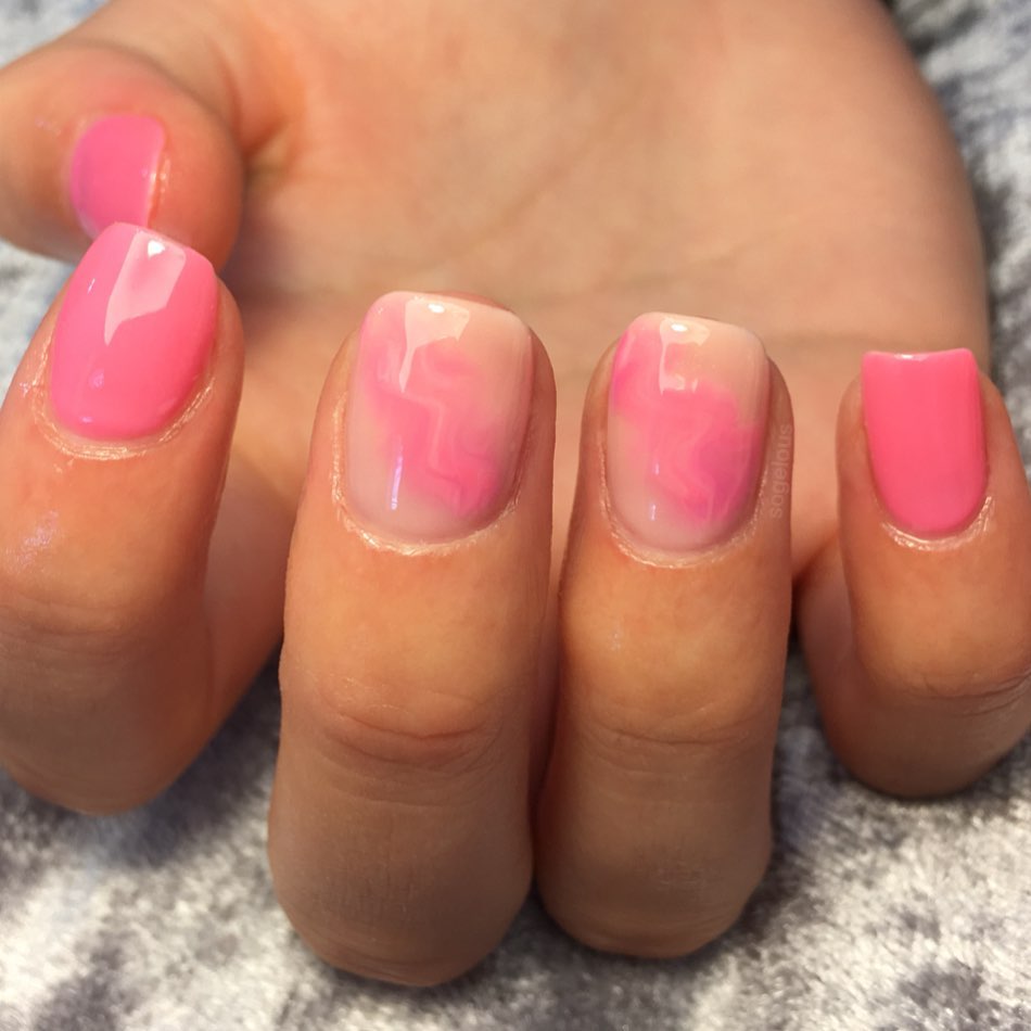 Discover 35 Pink Marble Nail Designs of 2024 21 Pink Smoke