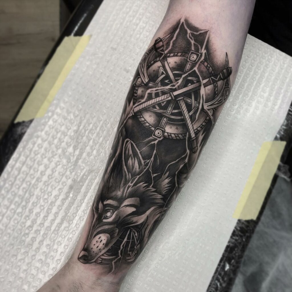 10 BEST SLEEVE TATTOOS FOR WOMEN IN 2024 18 Viking Sleeve Tattoo