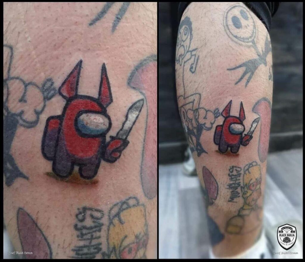 11+ Among Us Tattoo Ideas That Will Blow Your Mind! 20 The Devil Among Us Tattoo