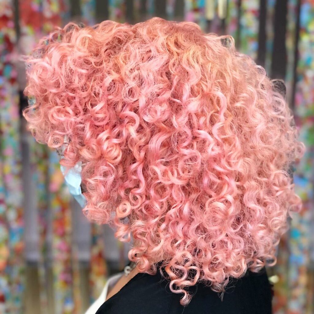45 Pink Hairstyles to Add a Pop of Color to Your Look in 2024 51 Pink Ringlets