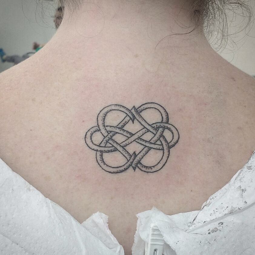 20+ Amazing CELTIC TATTOOS + All Their Meanings! 13 Journey of the Lovers' Knot Tattoo