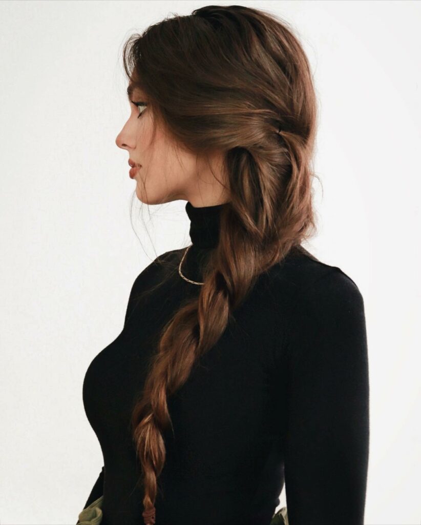 35 Ponytail Hairstyles Ideas for Effortless Elegance in 2024 17 The Romantic Messy Side Ponytail