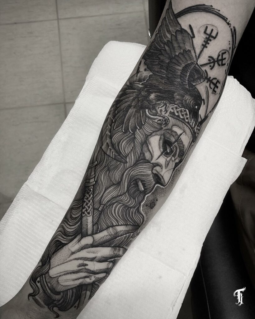 AMAZING VALKNUT TATTOOS & THEIR MEANINGS IN 2024 11 Valknut Tattoos