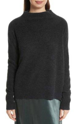 14 – top 15 cashmere sweaters Nordstrom Vince Cashmere Funnel Neck Pullover - $385 dark cashmere jumper