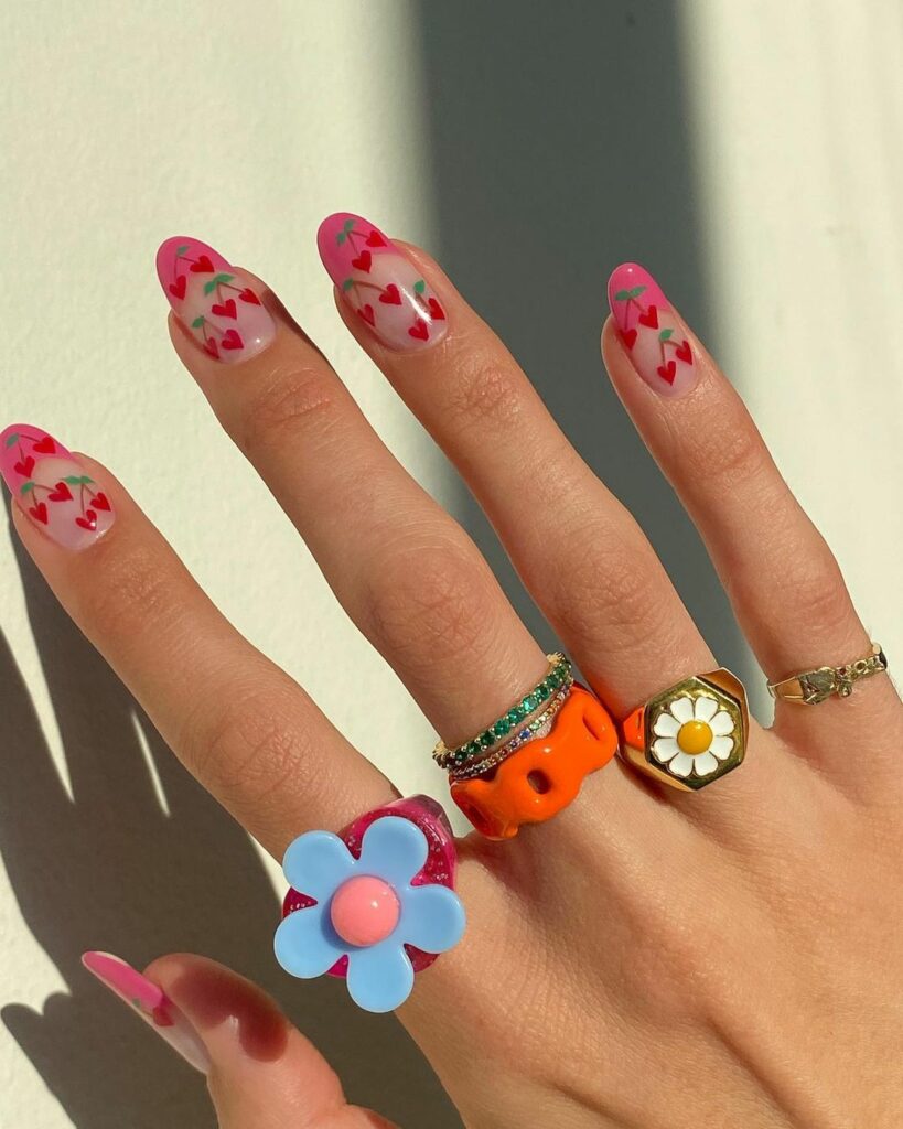 18 Latest Heart Shape Nail Designs To Try For Valentine's Day 2024! 27