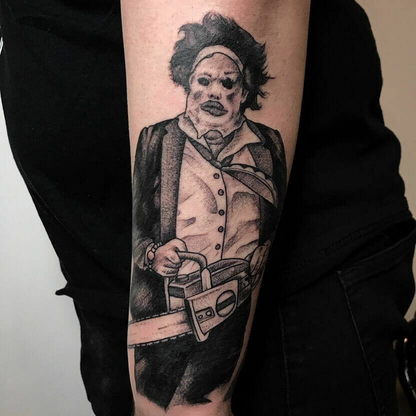 11+ Texas Chainsaw Massacre Tattoo Ideas That Will Blow Your Mind! 10 Texas Chainsaw Massacre Tattoo