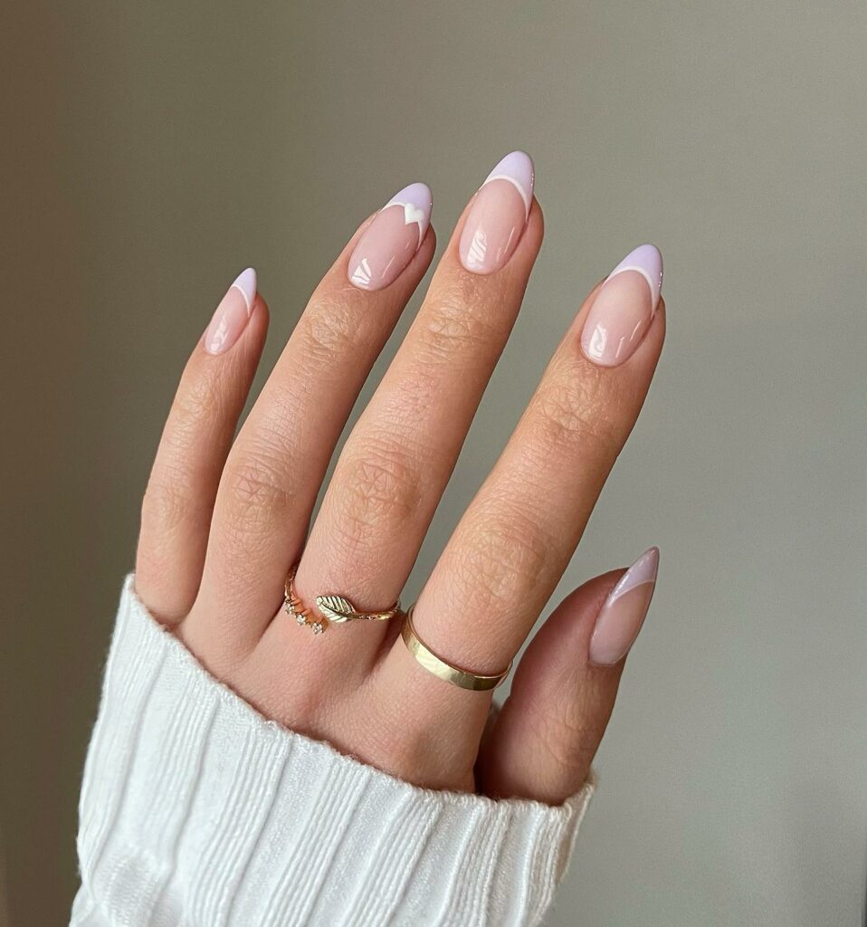 Admire 25 White Almond Nail Designs of 2024 27 White Tip Almond Nails