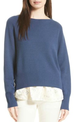 15 – top 15 cashmere sweaters Nordstrom Vince Boat Neck Cashmere Sweater - $355 in ink blue