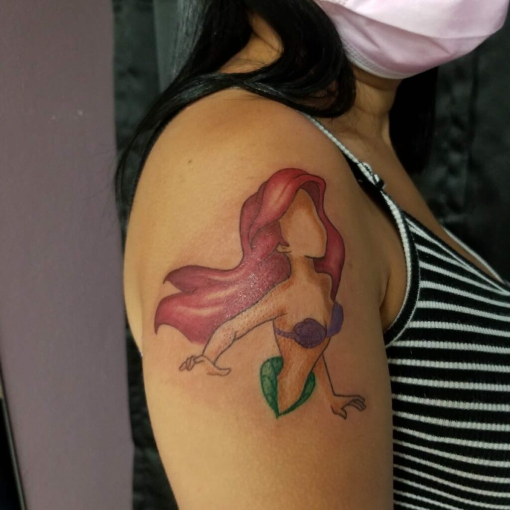 Amazing Little Mermaid Tattoo Designs & Meanings For 2024 10 Ariel Little Mermaid Tatto