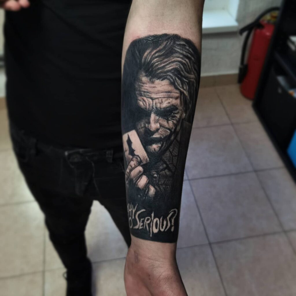 10+ Simple Joker Tattoo Ideas That Will Blow Your Mind! 10 Simple Joker Tattoo