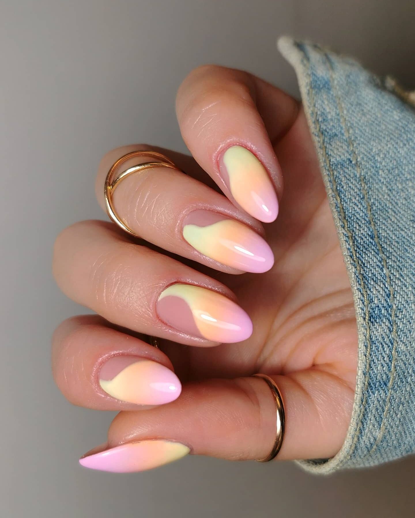 40 Stunning Cotton Candy Nails Designs for 2024! 31 Cotton Candy Abstract Nails