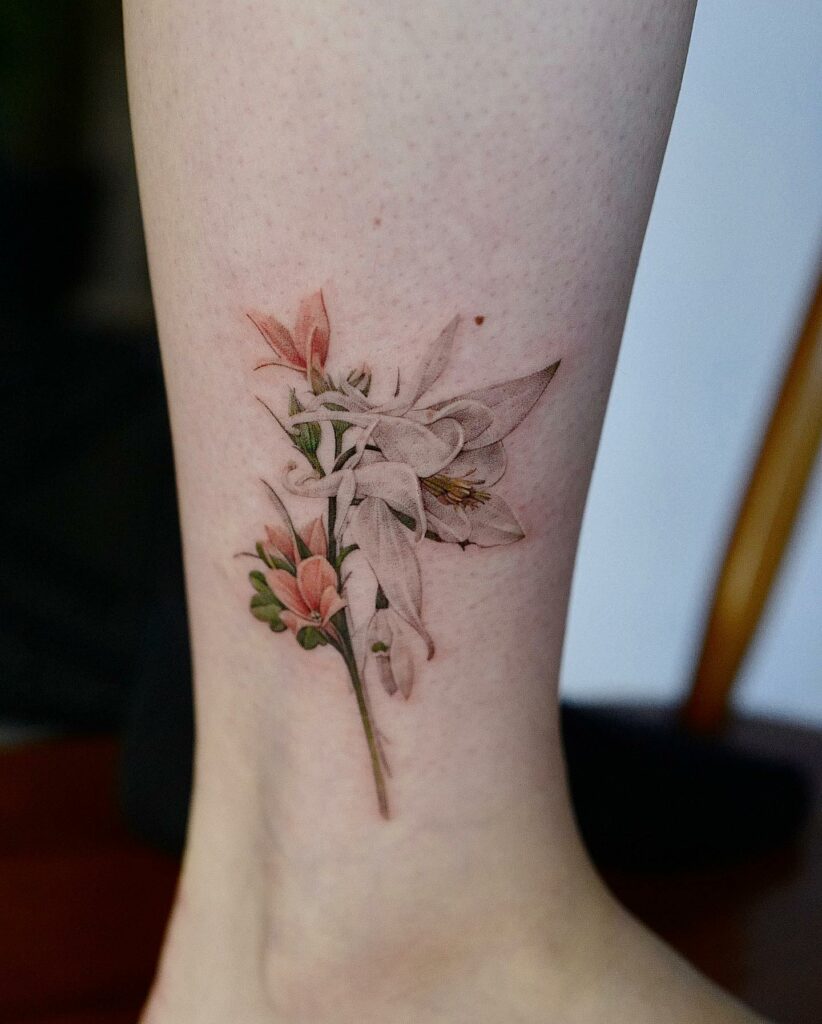 FLORAL TATTOO MEANINGS & 10 AMAZING DESIGNS TO INSPIRE YOU! 26 Ankle Flower Tattoo