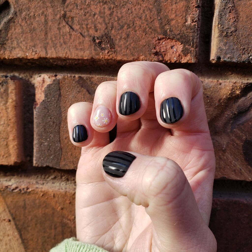 35 Latest Black Matte Nail Designs To Try In 2024! 23 The Shiny-Matte Combo