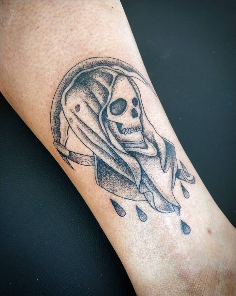 10 Best Santa Muerte Tattoo Designs In 2024 11 Santa Muerte Tattoo