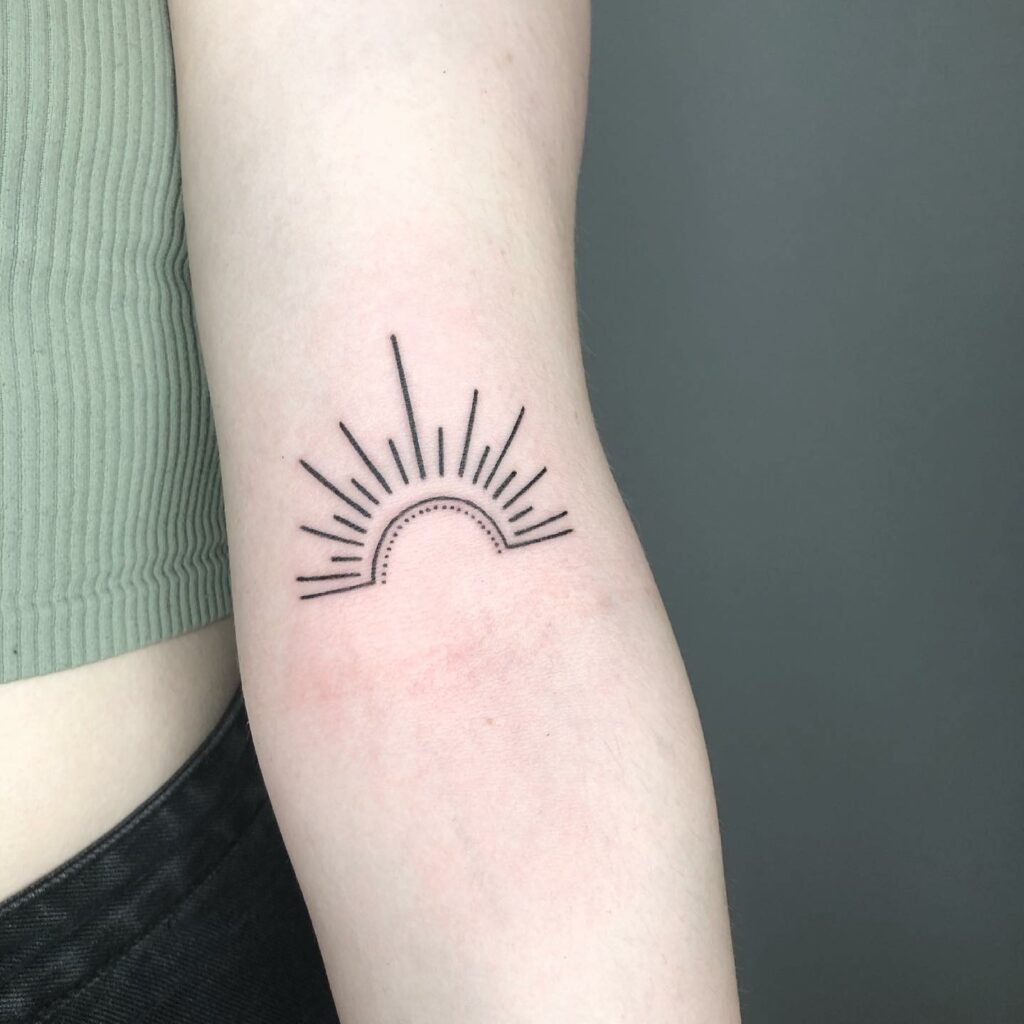 11+ Sun Rays Tattoo Drawing Ideas That Will Blow Your Mind! 10 Sun Rays Tattoo Drawing