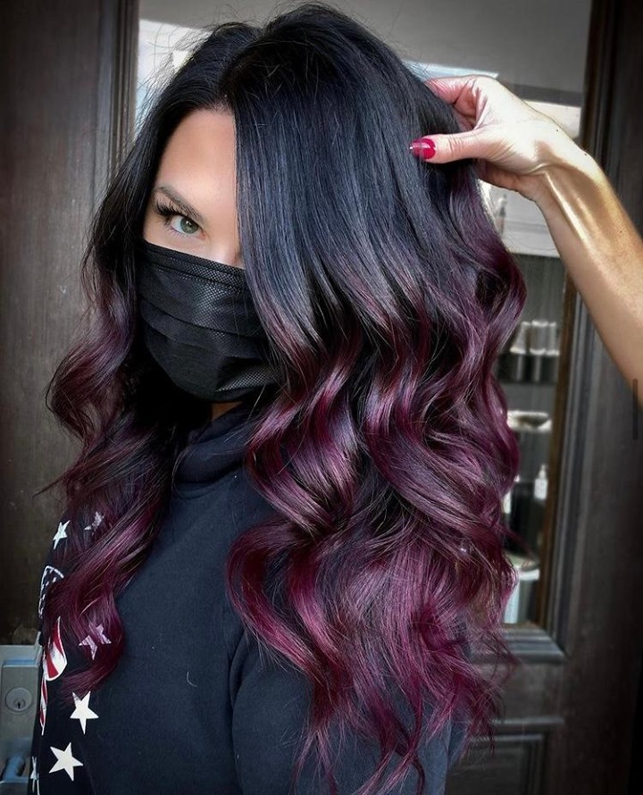 55 Bold Burgundy Dark Red Hair Ideas to Try in 2024 15 Burgundy Ombre
