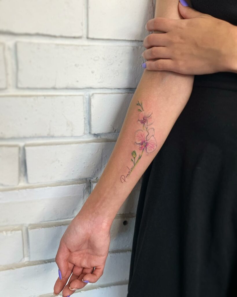 AMAZING ORCHID TATTOOS + THEIR COOL MEANINGS 10 White Orchid Tattoo