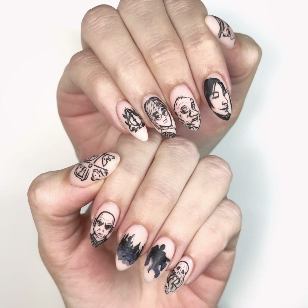 33 Latest Harry Potter Nail Ideas To Try In 2024! 19 Harry Potter Characters Nails Design