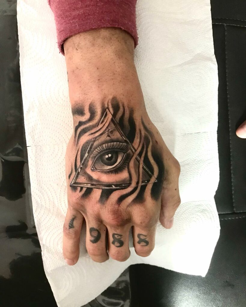The Triangle Eye Tattoo Meaning & 10 Amazing Designs To Inspire You! 10 Triangle Eye Tattoo