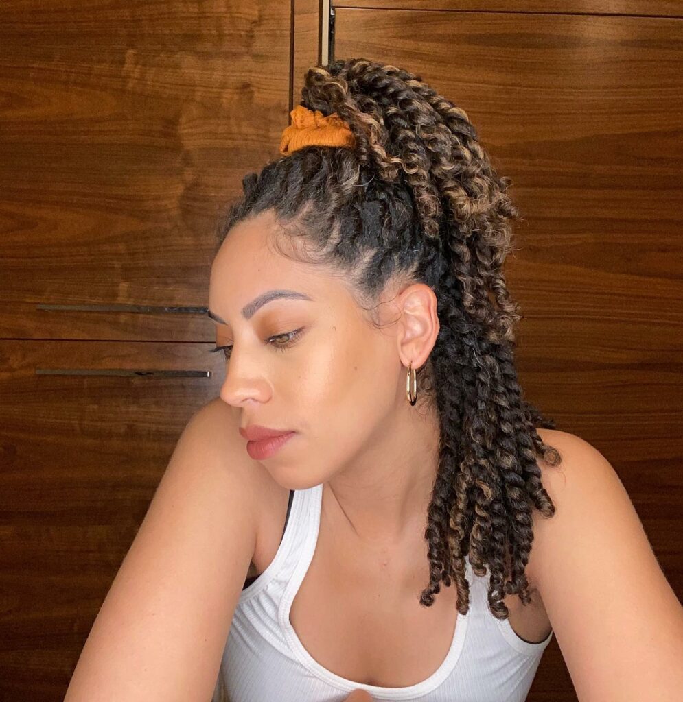 25 Natural Hairstyles Ideas to Embrace Your Authenticity in 2024 15 Double Twist