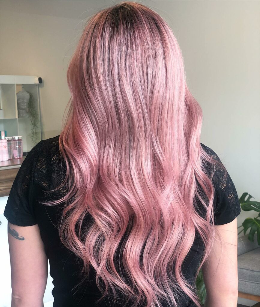 45 Pink Hairstyles to Add a Pop of Color to Your Look in 2024 44 Pink and Sparkling