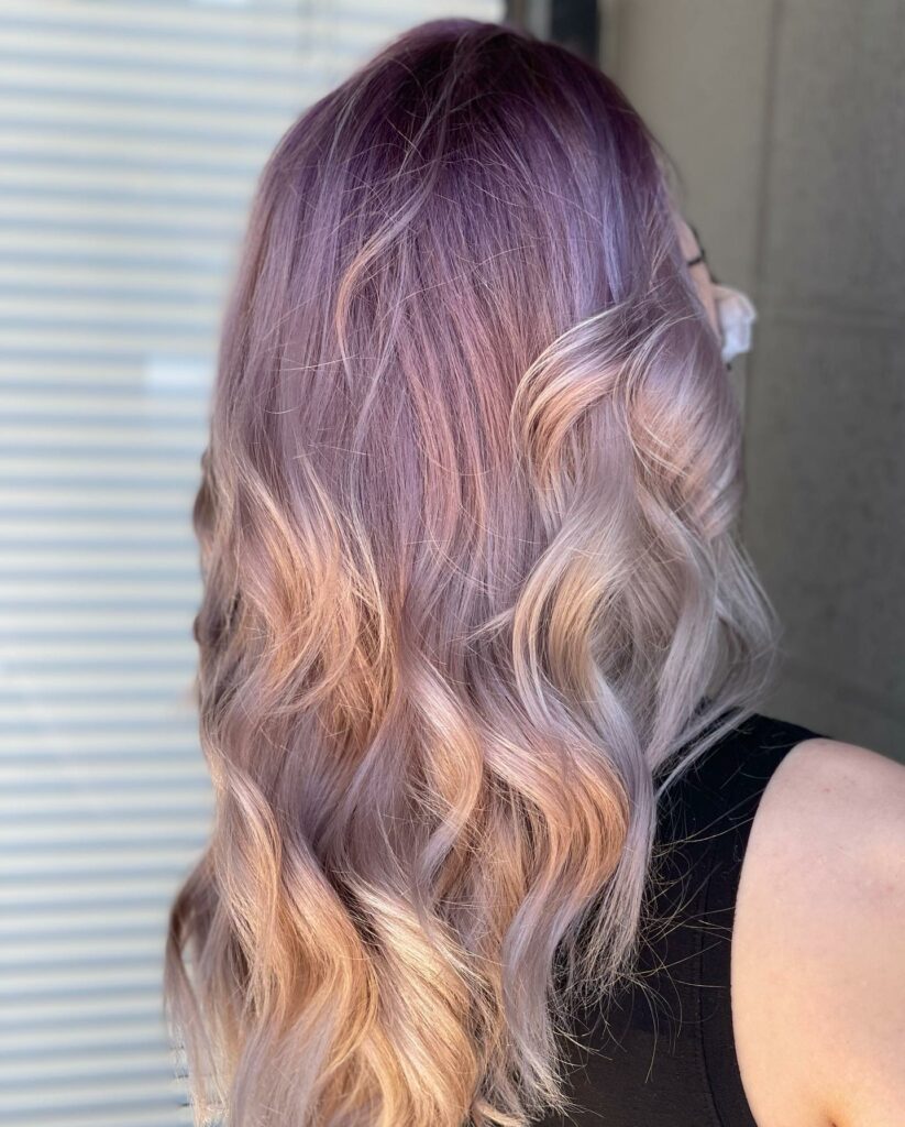 40 Purple Highlight Hair Ideas to Try in 2024 36 Lilac Babylights