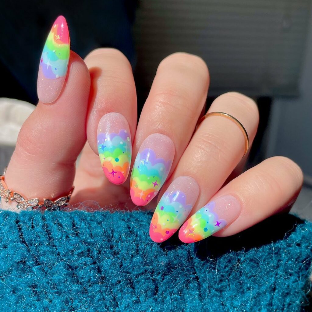 40 Latest Cotton Candy Nail Designs To Try In 2023! 42 Rainbow-Inspired Cotton Candy Nails