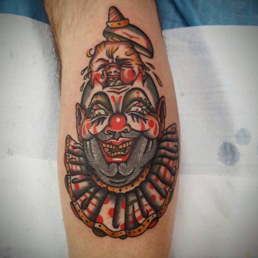 AMAZING CLOWN TATTOO IDEAS & THEIR MEANINGS 15 Happy Clown Tattoo