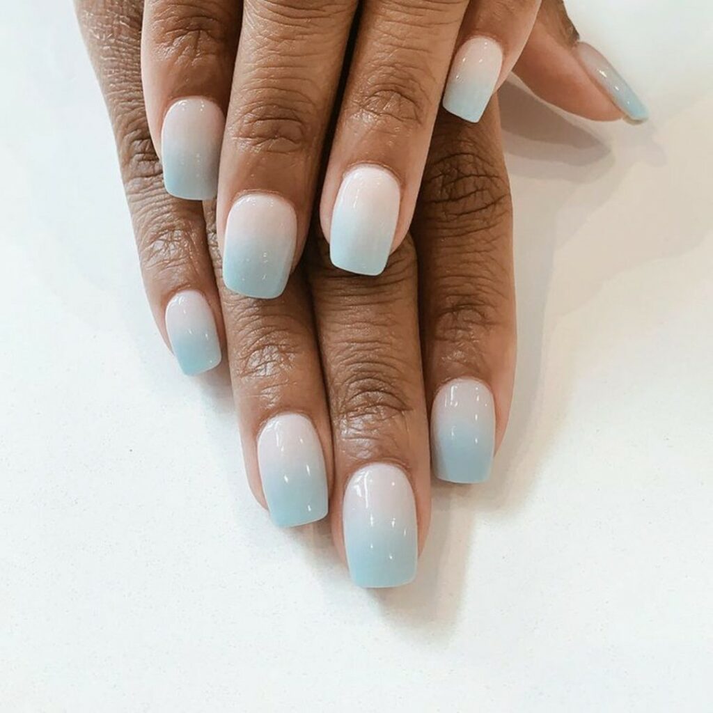 Feel Tropical with 35 Tropical Nails Designs for 2024 22 Ombre Beach Nails