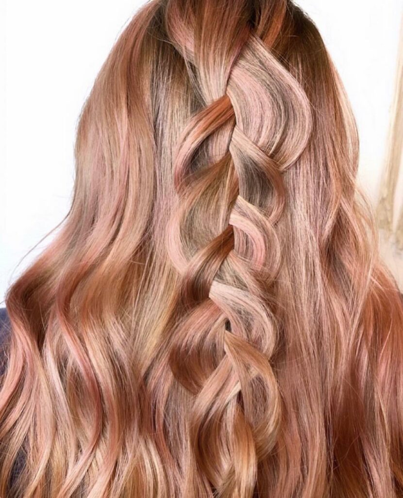 35 Strawberry Blonde Hair Ideas to Try in 2024 32 Light Strawberry Blonde Braided Hair