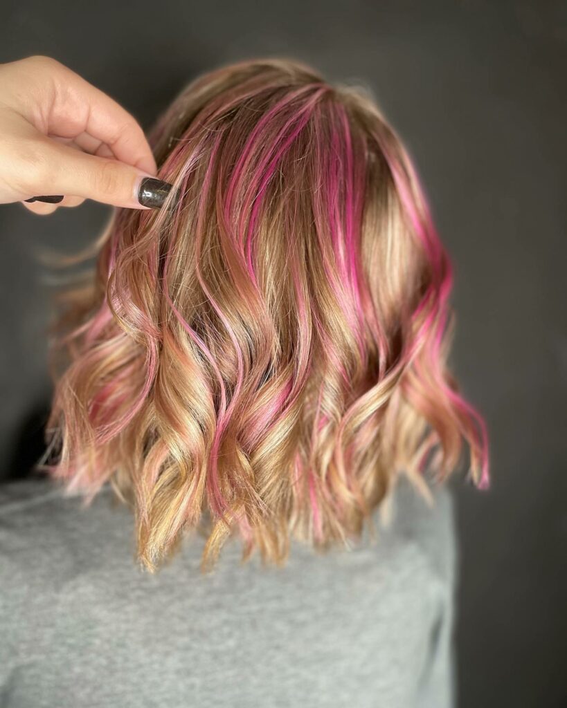 45 Pink Hairstyles to Add a Pop of Color to Your Look in 2024 30 Pink Streaks in Hair