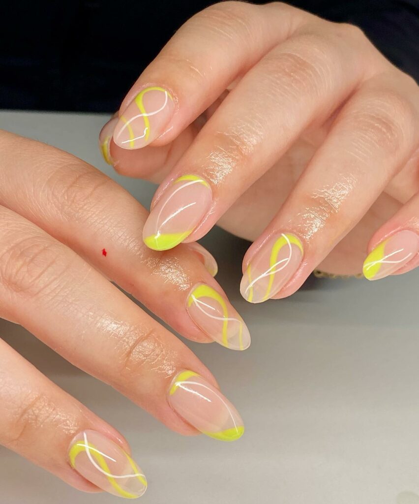 Get Swirly with 35 Swirl Nails Ideas for 2024 38 Neon Swirl Tips