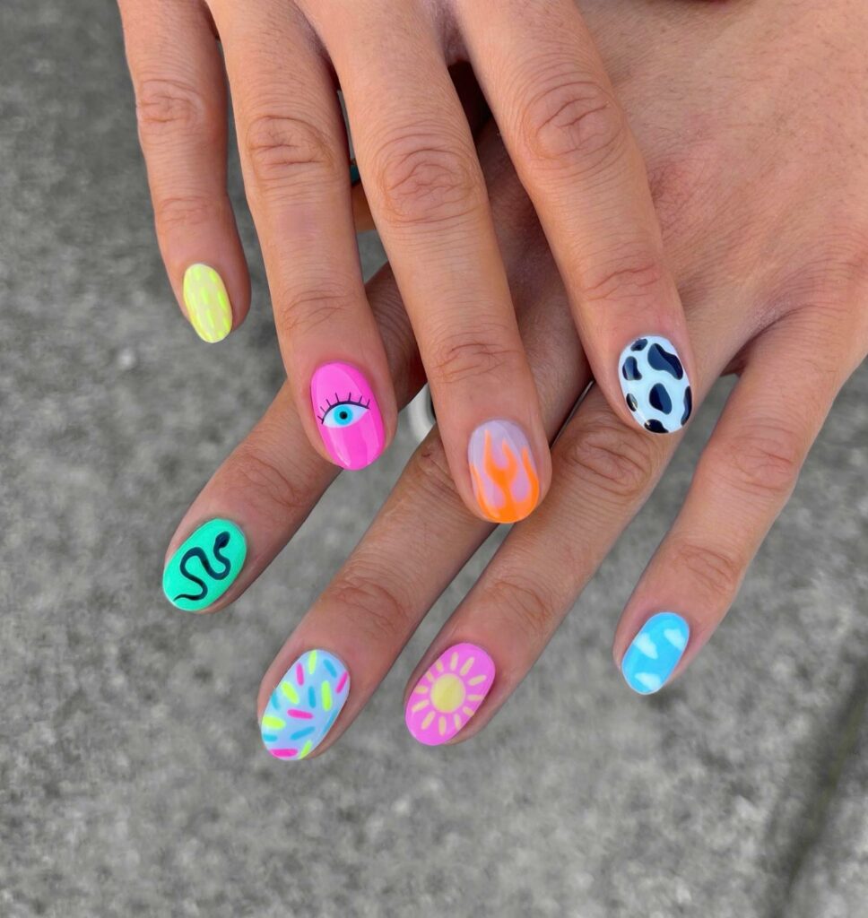 40 Latest Short Summer Nail Designs To Try In 2024! 25 Incredible Design On Short Summer Nails