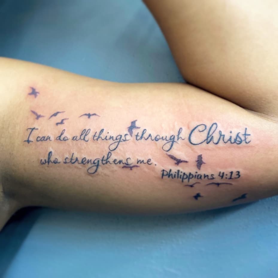 20+ Amazing Scripture Tattoos for Women 27 Bible Verse Tattoo