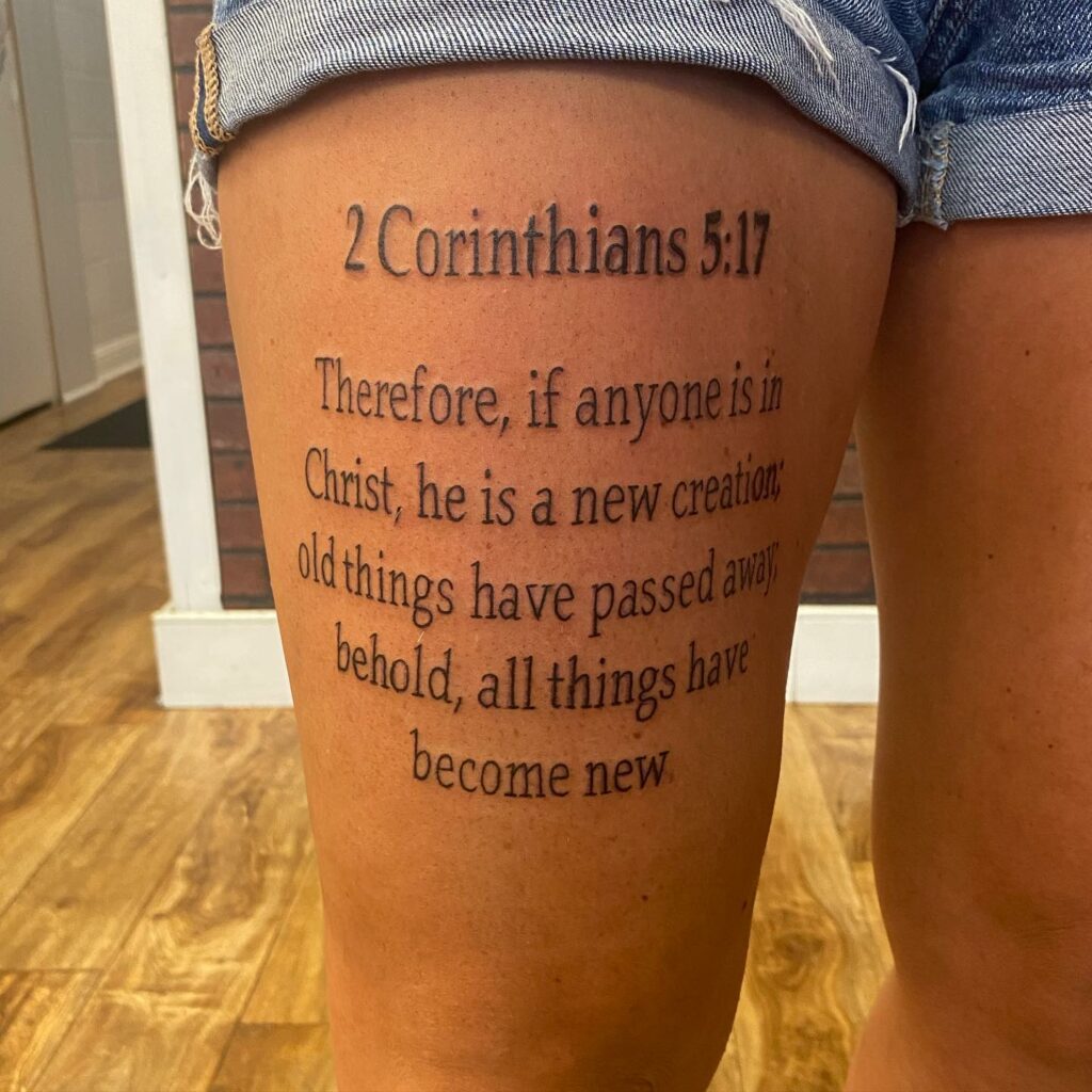 20+ Amazing Scripture Tattoos for Women 28 Bible Verse Tattoo