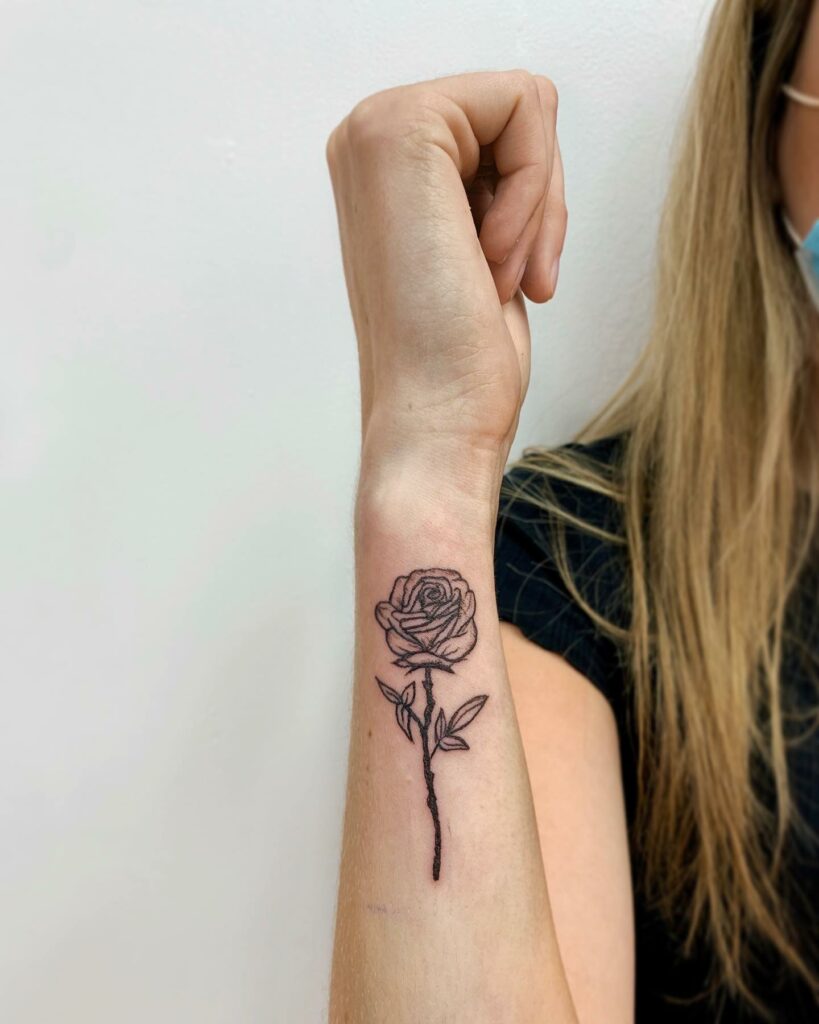20+ AMAZING WRIST TATTOOS + MEANINGS IN 2024 12 Rose Tattoo