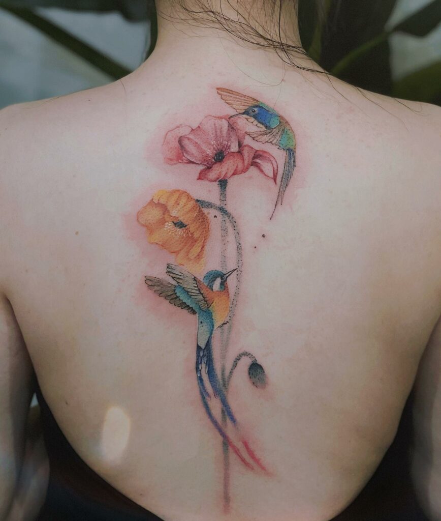 POPPY FLOWER TATTOOS: AN ACCURATE GUIDE TO THEIR MEANINGS 23 Watercolor Poppy Tattoo