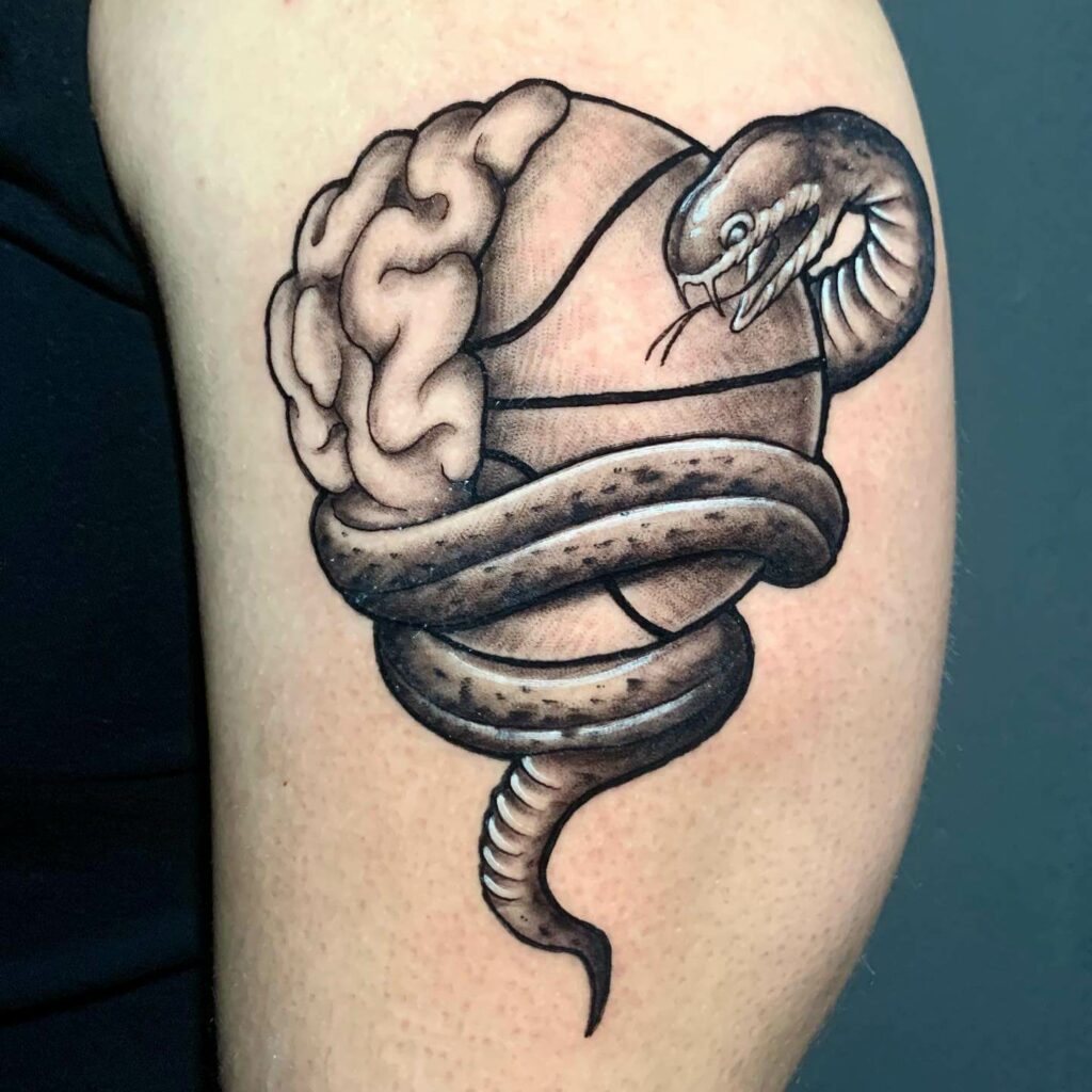 10+ Mamba Mentality Tattoo Ideas That Will Blow Your Mind! 12 Mamba Basketball Brain Tattoo