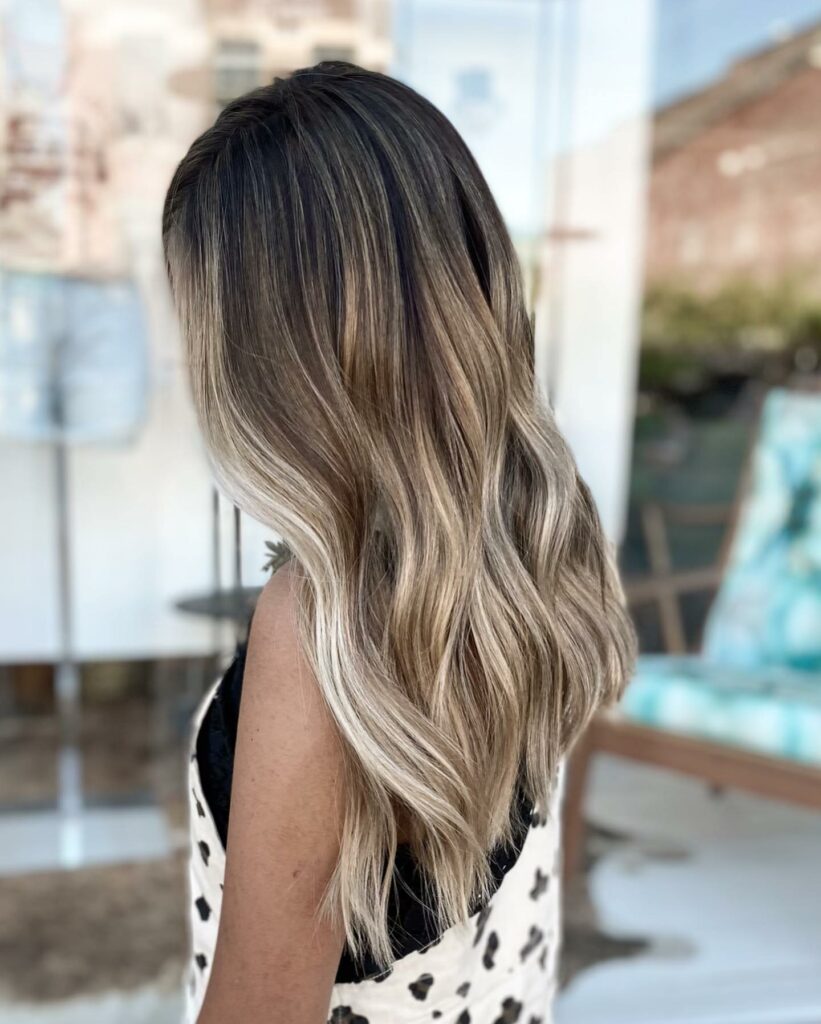 44 Trendy Blonde Highlights On Brown Hair Ideas to Try in 2024 22 Effortless Chic with Iced Mocha