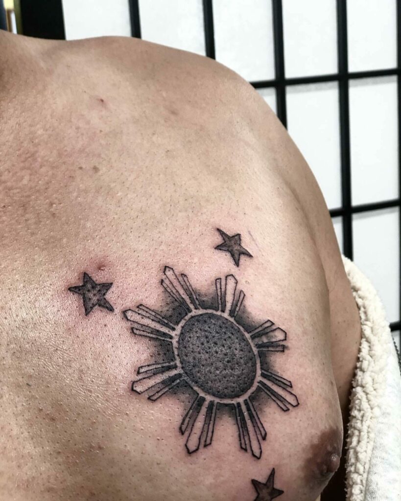 46 Filipino Tribal Tattoo Designs for 2024 24 Filipino Sun Tattoo