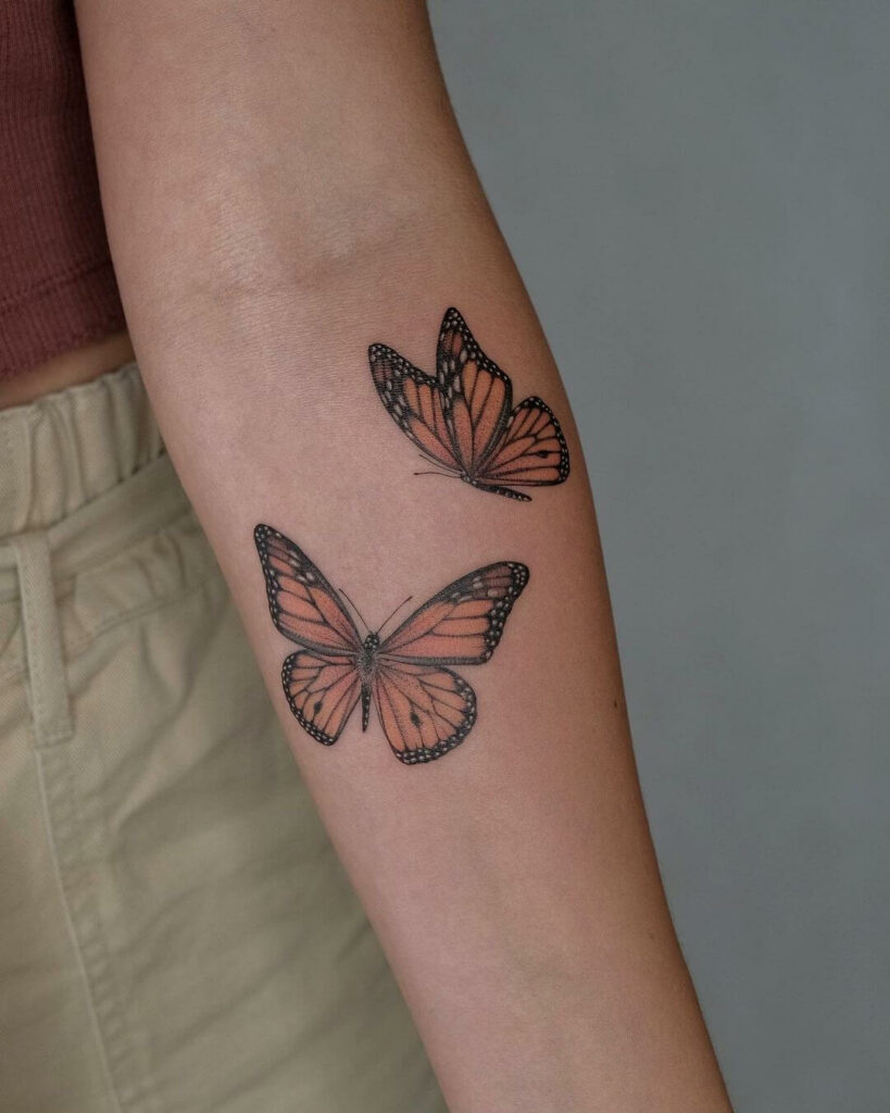 200 Monarch Butterfly Tattoo Ideas for 2024 178 monarch butterfly tattoo